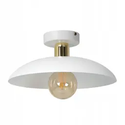 PLAFON LAMPA SUFITOWA METALOWY KLOSZ DUŻY LED