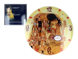 Zegar ścienny - G. Klimt, Pocałunek (CARMANI)