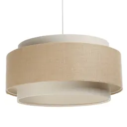 Lampa wisząca beżowo-kremowa DUMBLE