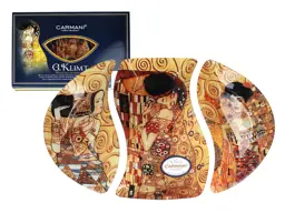 Talerz dekoracyjny - G. Klimt, kolaż (CARMANI)