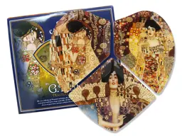 Talerz dekoracyjny (3 elementy) - G. Klimt (CARMANI)