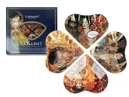 Kpl. 4 miseczek dekoracyjnych - G. Klimt, kolaż (CARMANI)