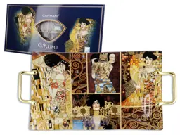 Taca dekoracyjna - G. Klimt, kolaż (CARMANI)