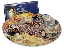 Talerz dekoracyjny - G. Klimt, kolaż (CARMANI)