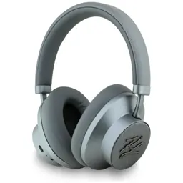 Słuchawki nauszne Karl Lagerfeld Grained Initials Bluetooth ANC szary