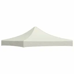 vidaXL Dach namiotu imprezowego, 3 x 3 m, kremowy