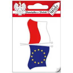 Naklejka pojedyncza Polska - Unia Europejska