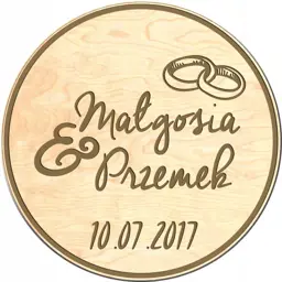PODZIĘKOWANIE DLA GOŚCI ŚLUB, wesele MAGNES MK15