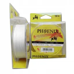 PLECIONKA Phoenix braided x4 okragła WHITE 0,08 mm - 150m