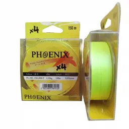 PLECIONKA Phoenix braided x4 okragła FLUO YELLOW 0,06 mm - 150m
