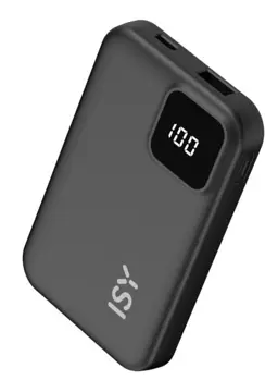 Powerbank ISY IPP-5001 1xUSB-C 1xUSB-A 5000mAh Czarny