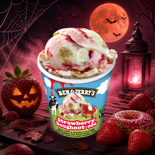 B&J Strawberry Doughnut-ee 465ml
