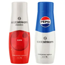 SODASTREAM Zestaw Koncentratów do Saturatora 2x Syrop COLA + PEPSI