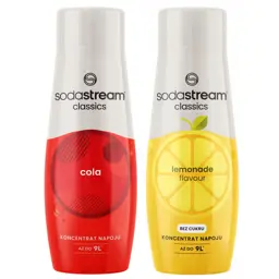 Zestaw 2 koncentratów SodaStream smak Cola+Lemonade