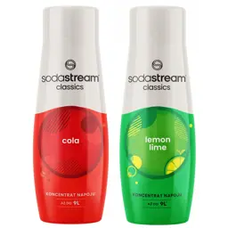 Zestaw 2 koncentratów SodaStream Cola+Lemon-Lime