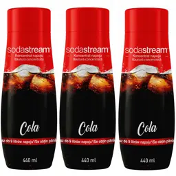 Zestaw 3 koncentratów SodaStream 3x Cola
