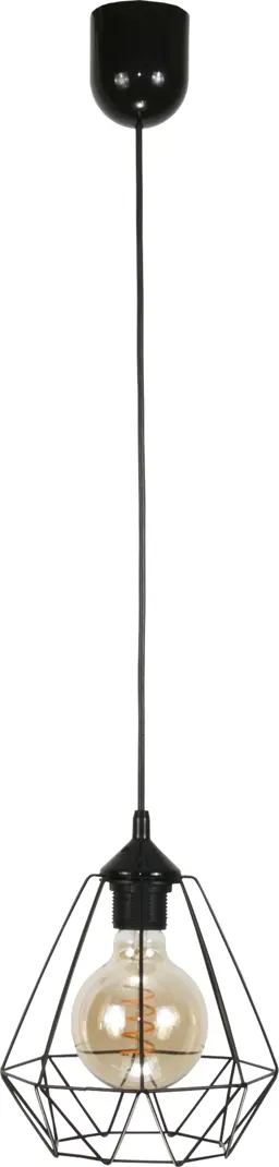 Lampa wisząca sufitowa industrialna loft czarna TARIS 13-025