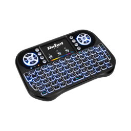 Mini klawiatura bezprzewodowa SMART TV LED USB 2.4 GHz touchpad Rebel Q5