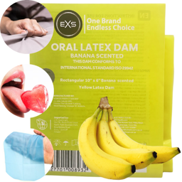 EXS Scented Oral Latex Dam - koferdam oralny banan 1 szt.