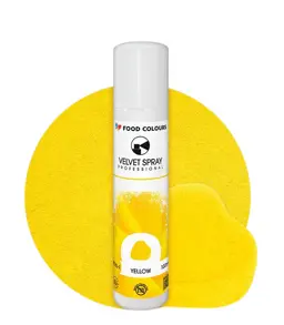 Zamsz w Sprayu ŻÓŁTY Food Colours Velvet 100 ml  Yellow
