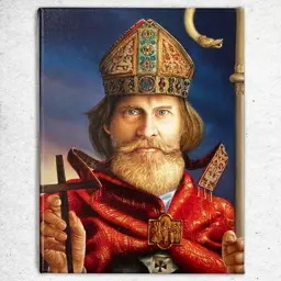 Wizerunek świętego Wojciecha wydruk artystyczny (giclée) na płótnie
