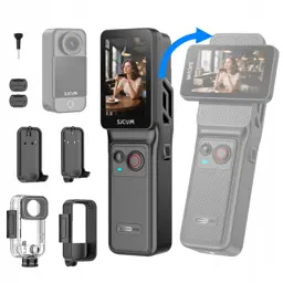 Mini Kamera Sportowa SJCAM C400 Obracany ekran zdalne sterowanie 4K WiFi 7h