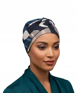 Stylowy turban Sara 551 także po chemioterapii najlepsza ochrona i wygoda