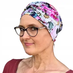 Turban damski Sara 213 z bambusa czapka wiosenna także po chemioterapii