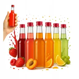 50X Butelka MONOPOL 100ML BUTELKI MONOPOLOWE SZKLANE na alkohol wino syrop