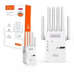 Mocny Wzmacniacz Sygnału Zasięgu Sieci Wifi 5G Repeater Zewnętrzny Extender Zenwire WD-R611U 300 Mb/s