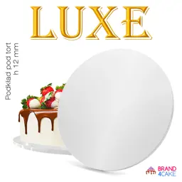Cake Board Base White 26 cm 1,2 cm Cake Drum Thick Luxe Brand4Cake