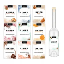 10x Etykiety na LIKIER DOMOWEJ ROBOTY naklejki na butelki PREZENT