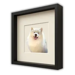 Ramka głęboka box 3d 30x30 cm do rękodzięła mchu na zdjęcia kolor czarny