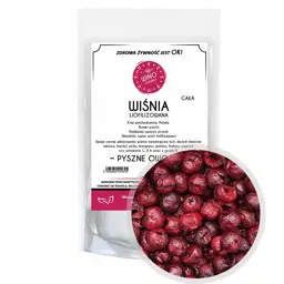 Wiśnia cała liofilizowana pyszne owoce - 20g