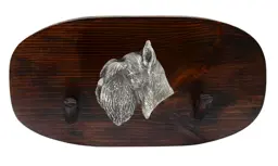 Sznaucer, Schnauzer I - wieszak na akcesoria, wieszak z psem na medale, haczyki na klucze marki Art-Dog