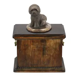 Bichon Frise, Tenerife Dog - urna na prochy psa, urna ze statuetką, elegancka urna w klasycznym stylu marki Art-Dog