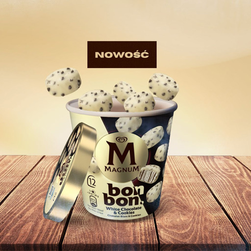 Magnum Bon Bon White Chocolate & Cookies 204ml