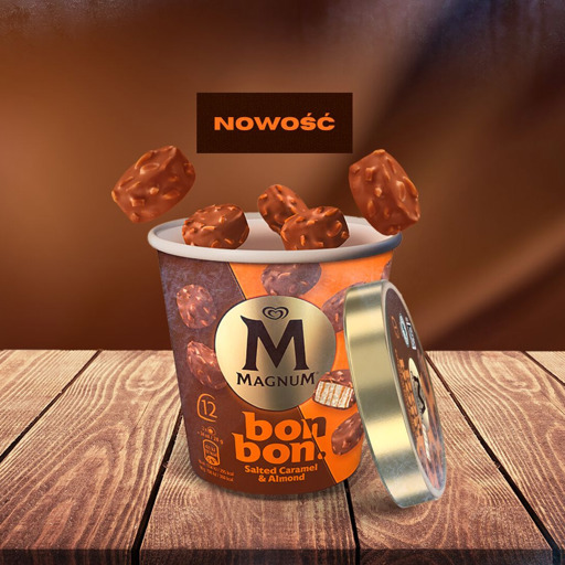 Magnum Bon Bon Salted Caramel & Almond 204ml