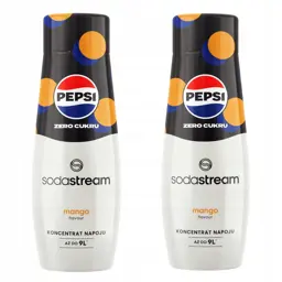 Zestaw 2 koncentratów Sodastream 2x Pepsi Max Mango Syropy Zero Cukru Diet