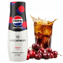 Syrop koncentrat do gazowania wody SodaStream Pepsi Cherry Zero Cukru 440ml